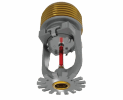 VK3521 Quick Response Pendent Sprinkler (K8.0)