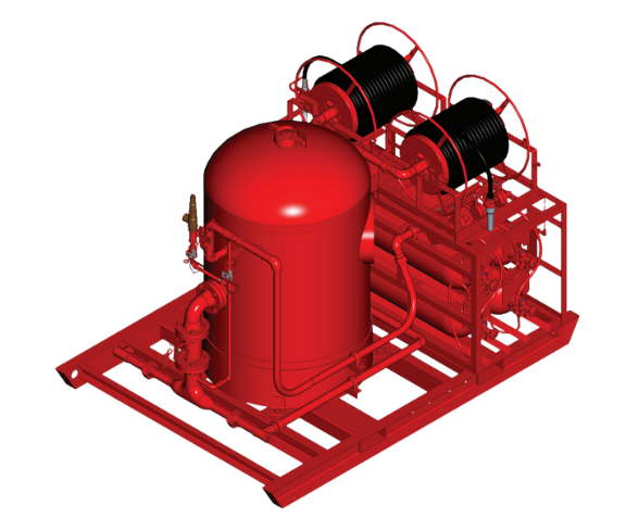 Dry Chemical Skid